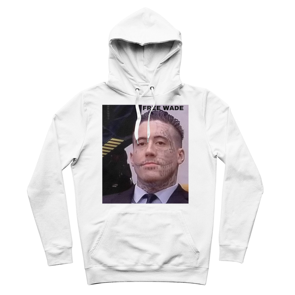 Free Wade Collection Save Wade Willson 100% Organic Cotton Hoodie